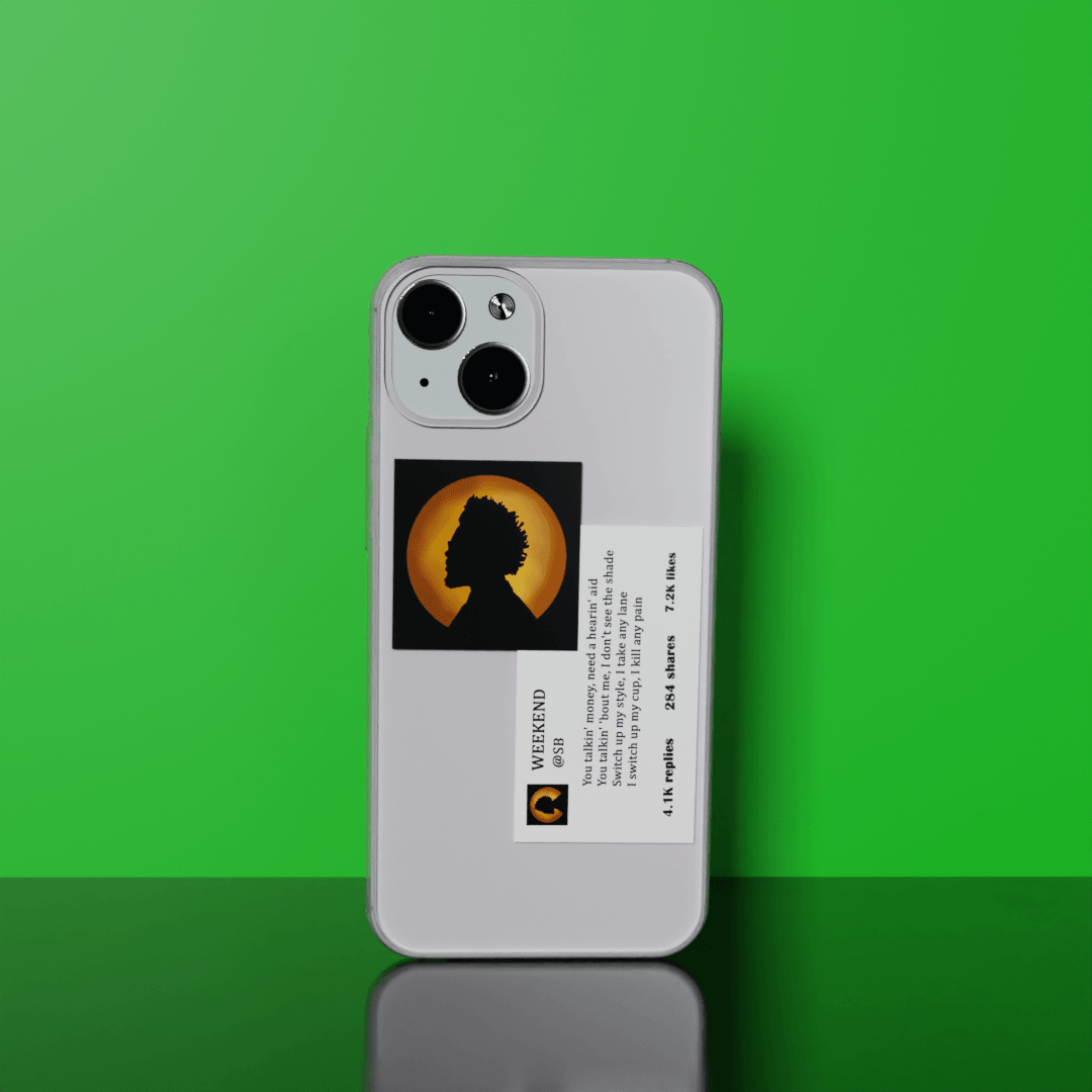 Weekend - Soft Transparent Silicon Case Acrylic (Anti Yellow)