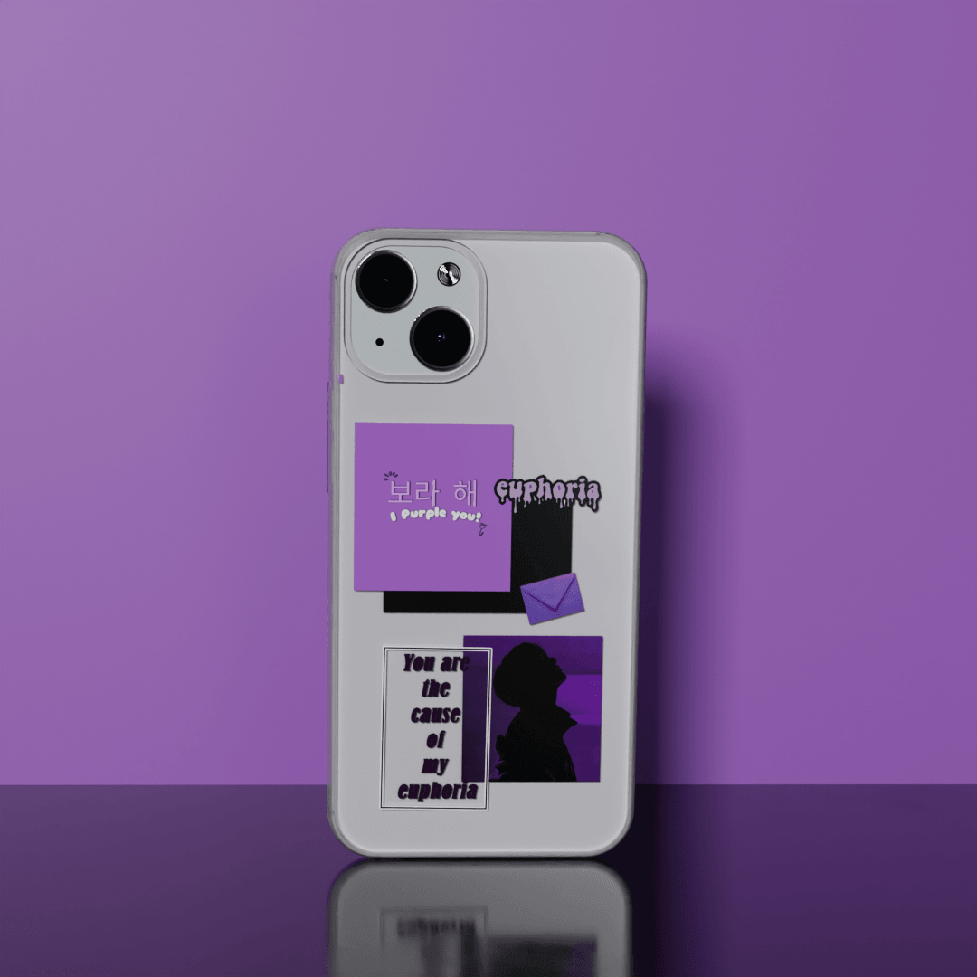 Euphoria JK - Soft Transparent Silicon Case Acrylic (Anti Yellow)