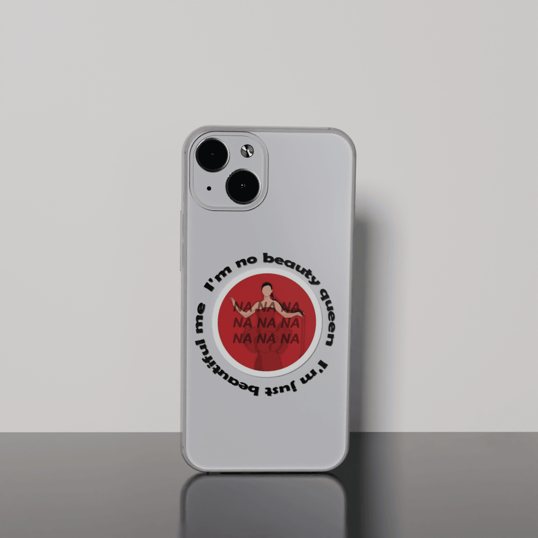 Beauty Queen - Soft Transparent Silicon Case Acrylic (Anti Yellow)