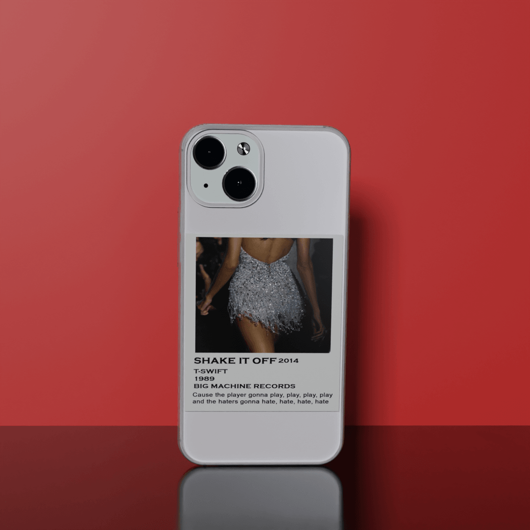 Shake it off - Soft Transparent Silicon Case Acrylic (Anti Yellow)