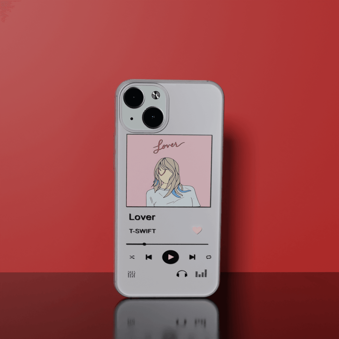 Lover - Soft Transparent Silicon Case Acrylic (Anti Yellow)