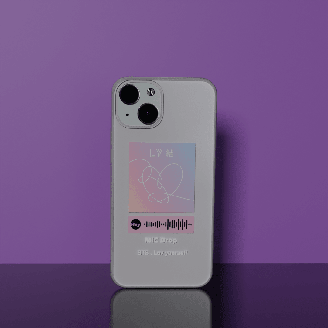 Mic Drop - Soft Transparent Silicon Case Acrylic (Anti Yellow)