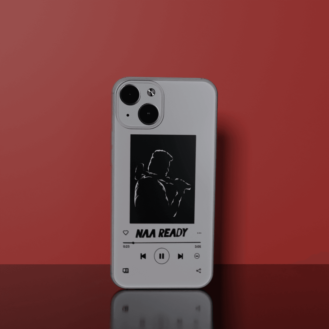 Naa Ready Playlist - Soft Transparent Silicon Case Acrylic (Anti Yellow)