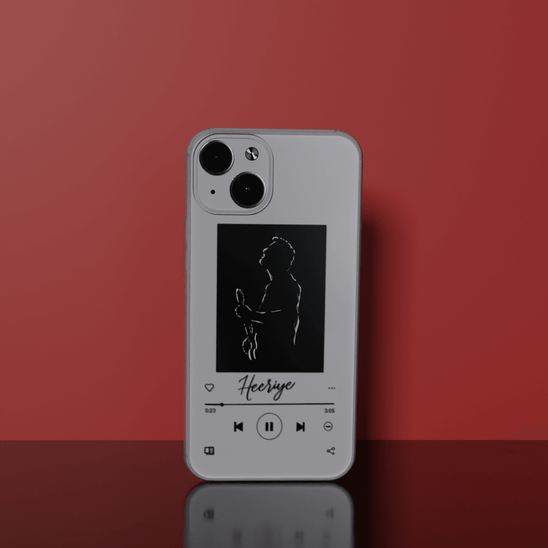 Heeriye Playlist - Soft Transparent Silicon Case Acrylic (Anti Yellow)