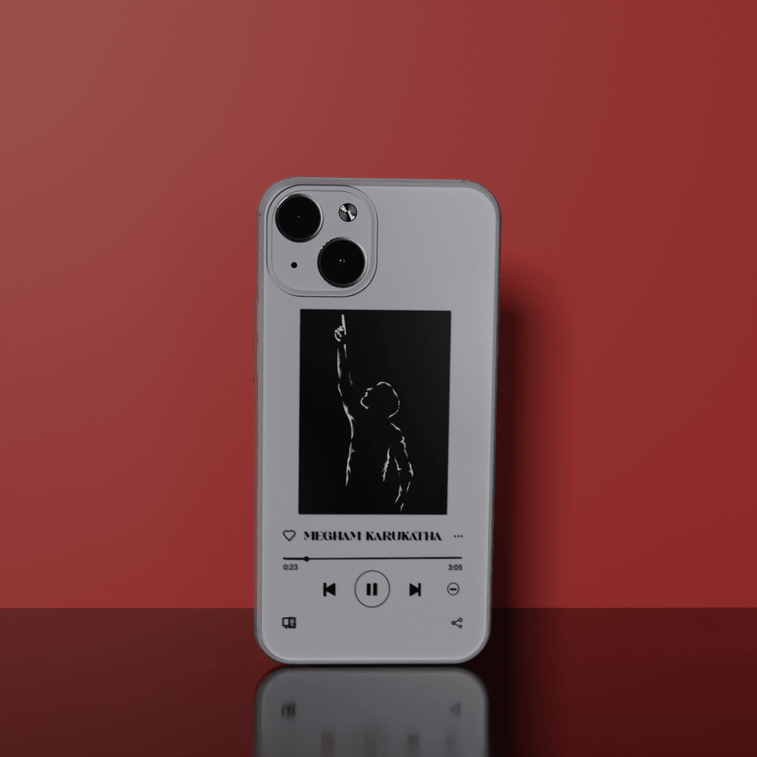 Megham Karukadha Playlist - Soft Transparent Silicon Case Acrylic (Anti Yellow)