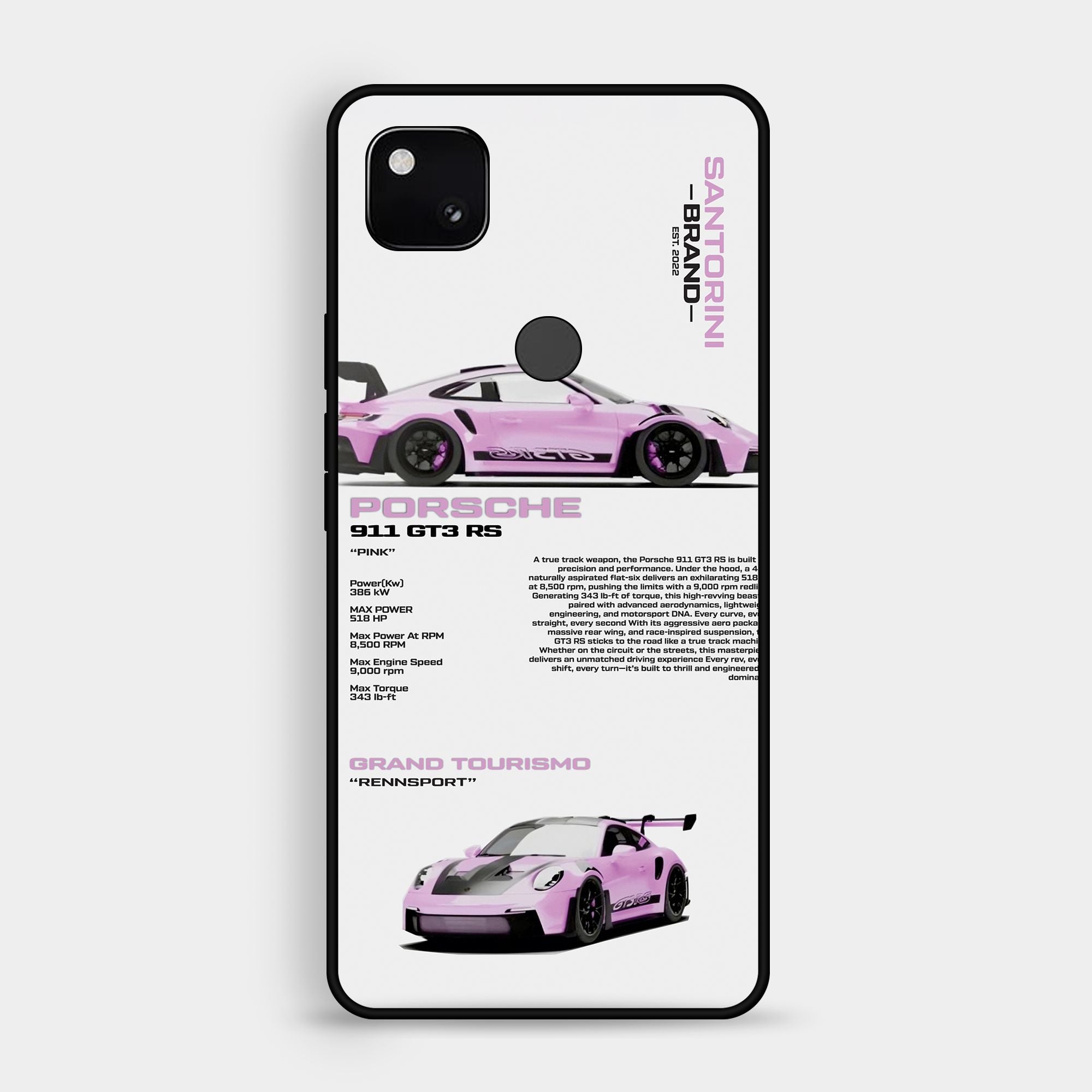 Google Pixel 4a - Wallpaper 024 - Premium Printed Glossy Phone Case