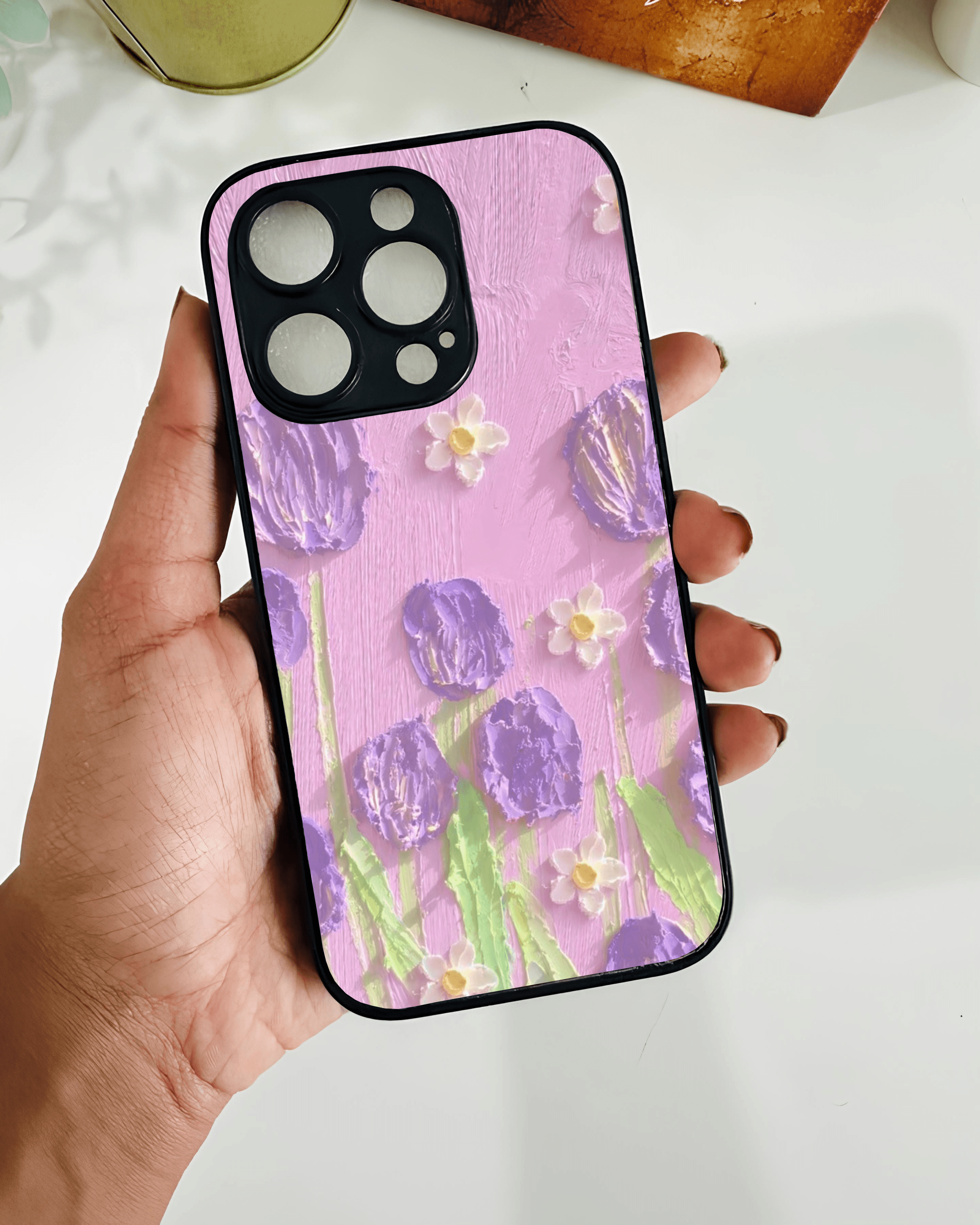All Models Purple Floral case - Case On