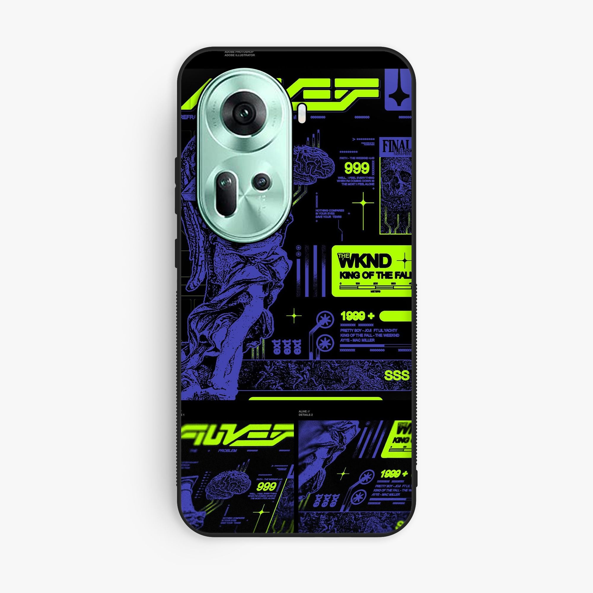 Oppo Reno 11 5g - Wallpaper 084 - Premium Printed Glossy Phone Case