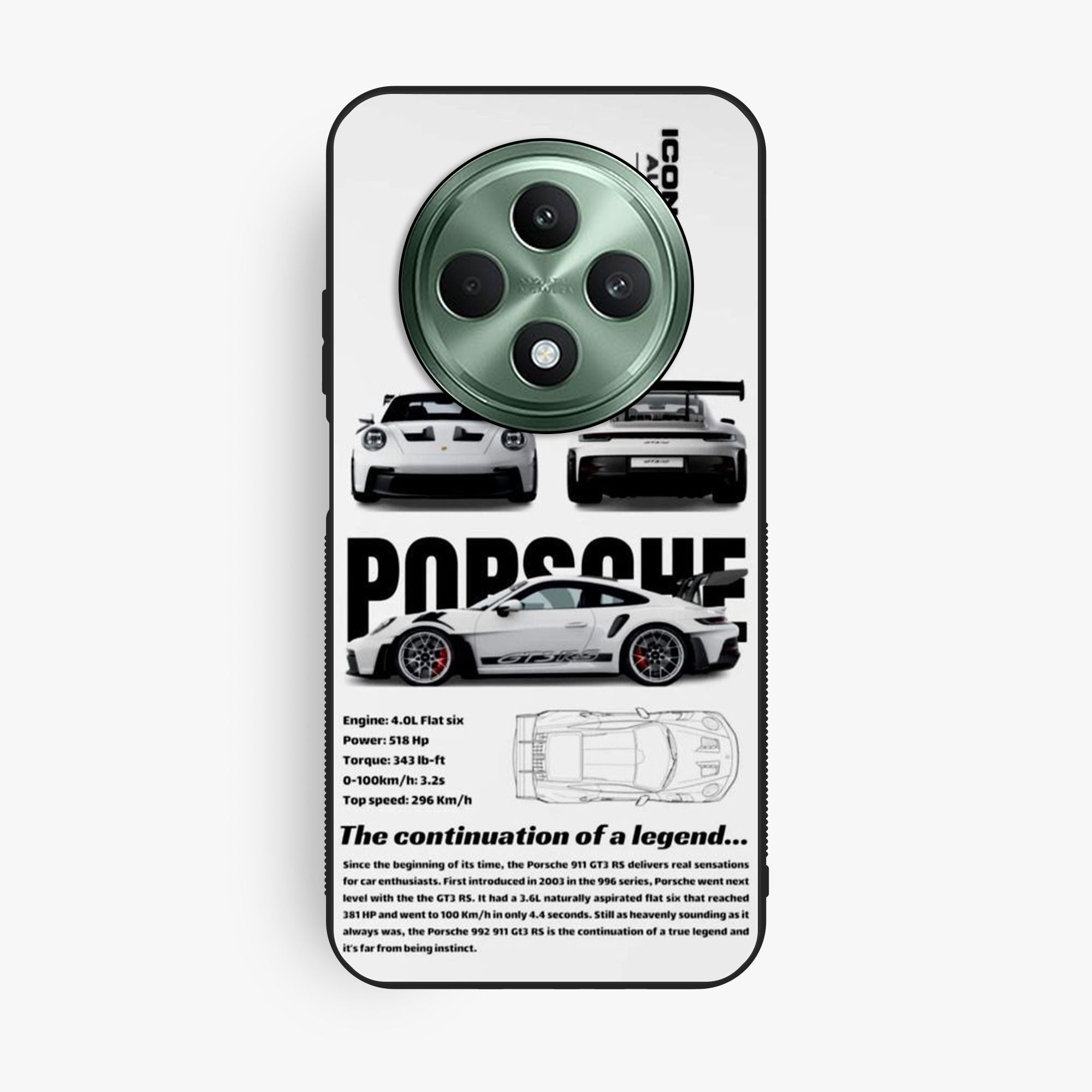 Oppo Reno 12F - Wallpaper 100 - Premium Printed Glossy Phone Case