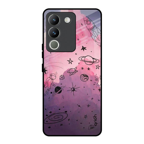 Space Doodles Glossy Case for Vivo Y200 5G