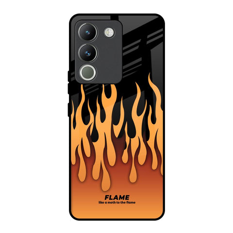 Fire Flame Glossy Case for Vivo Y200 5G
