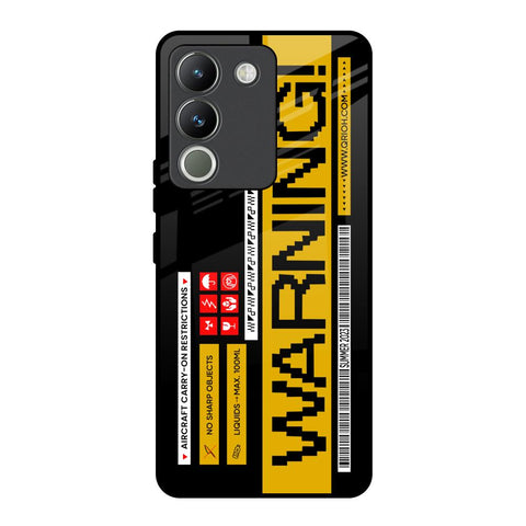 Aircraft Warning Glossy Case for Vivo Y200 5G
