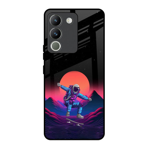 Retro Astronaut Glossy Case for Vivo Y200 5G