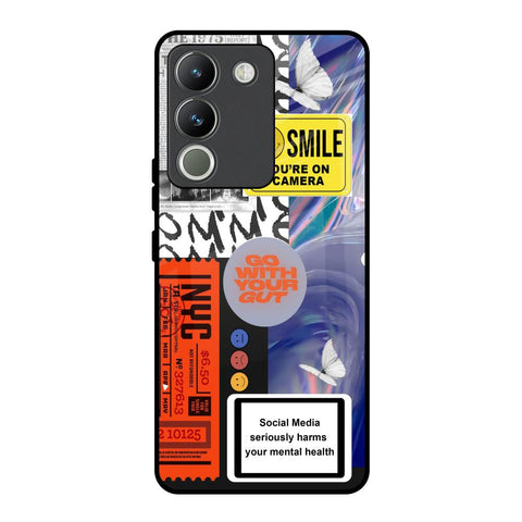 Smile for Camera Glossy Case for Vivo Y200 5G