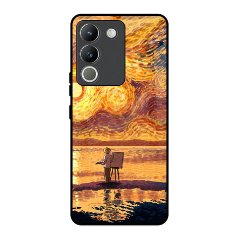 Sunset Vincent Glossy Case for Vivo Y200 5G
