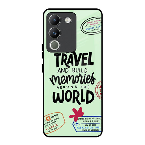 Travel Stamps Glossy Case for Vivo Y200 5G