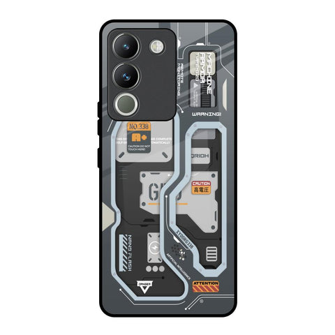 Retro Futuristic Glossy Case for Vivo Y200 5G