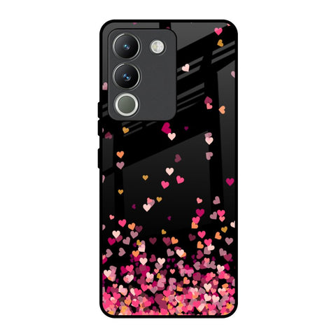 Heart Rain Fall Glossy Case For Vivo Y200 5G