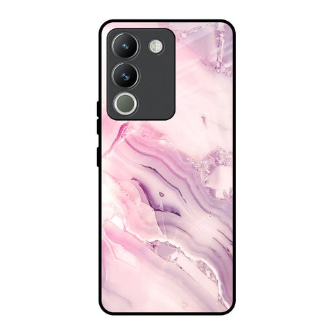 Diamond Pink Gradient Glossy Case For Vivo Y200 5G
