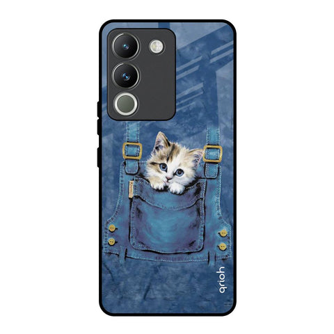 Kitty In Pocket Glossy Case For Vivo Y200 5G