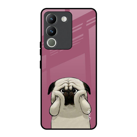 Funny Pug Face Glossy Case For Vivo Y200 5G