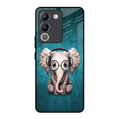 Adorable Baby Elephant Glossy Case For Vivo Y200 5G