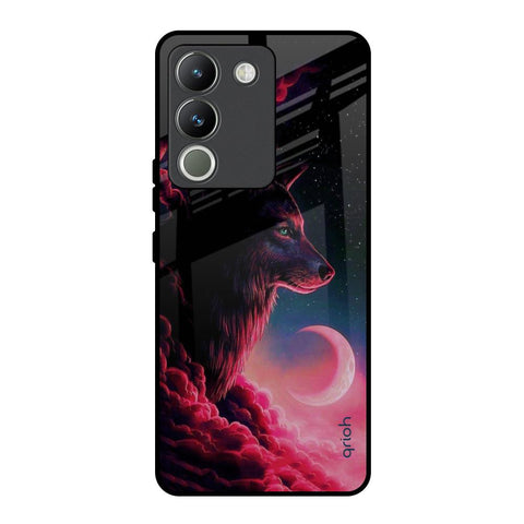 Moon Wolf Glossy Case for Vivo Y200 5G