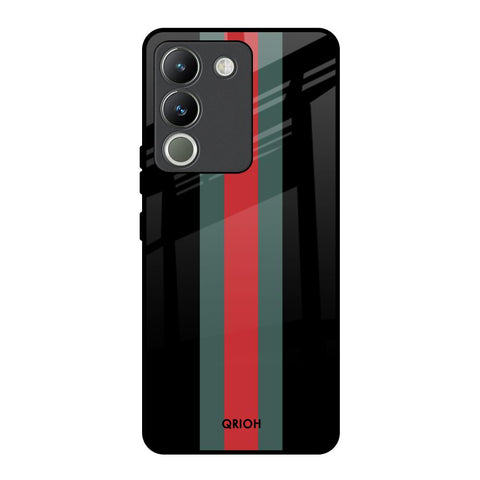 Vertical Stripes Glossy Case for Vivo Y200 5G