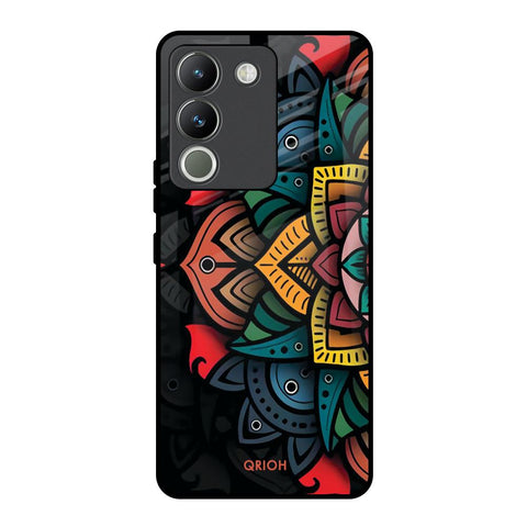 Retro Gorgeous Flower Glossy Case for Vivo Y200 5G