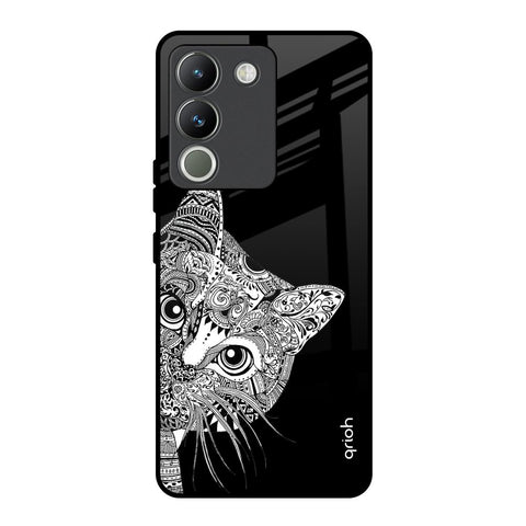 Kitten Mandala Glossy Case for Vivo Y200 5G