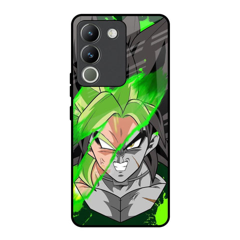 Anime Green Splash Glossy Case for Vivo Y200 5G