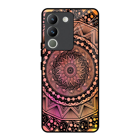 Floral Mandala Glossy Case for Vivo Y200 5G