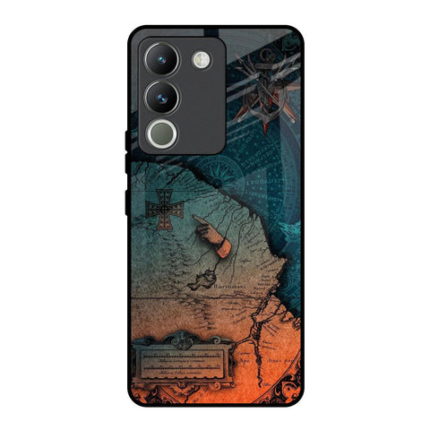 Geographical Map Glossy Case for Vivo Y200 5G