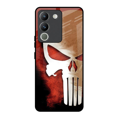 Red Skull Glossy Case for Vivo Y200 5G