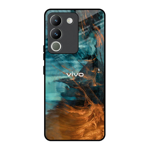 Golden Splash Glossy Case for Vivo Y200 5G
