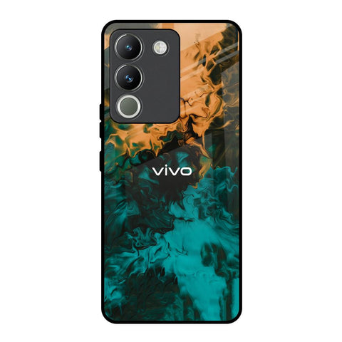 Watercolor Wave Glossy Case for Vivo Y200 5G