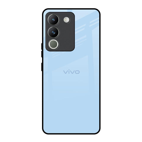 Pastel Sky Blue Glossy Case for Vivo Y200 5G
