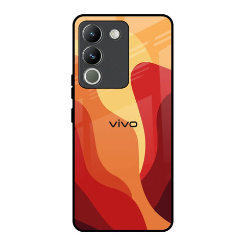 Magma Color Pattern Glossy Case for Vivo Y200 5G