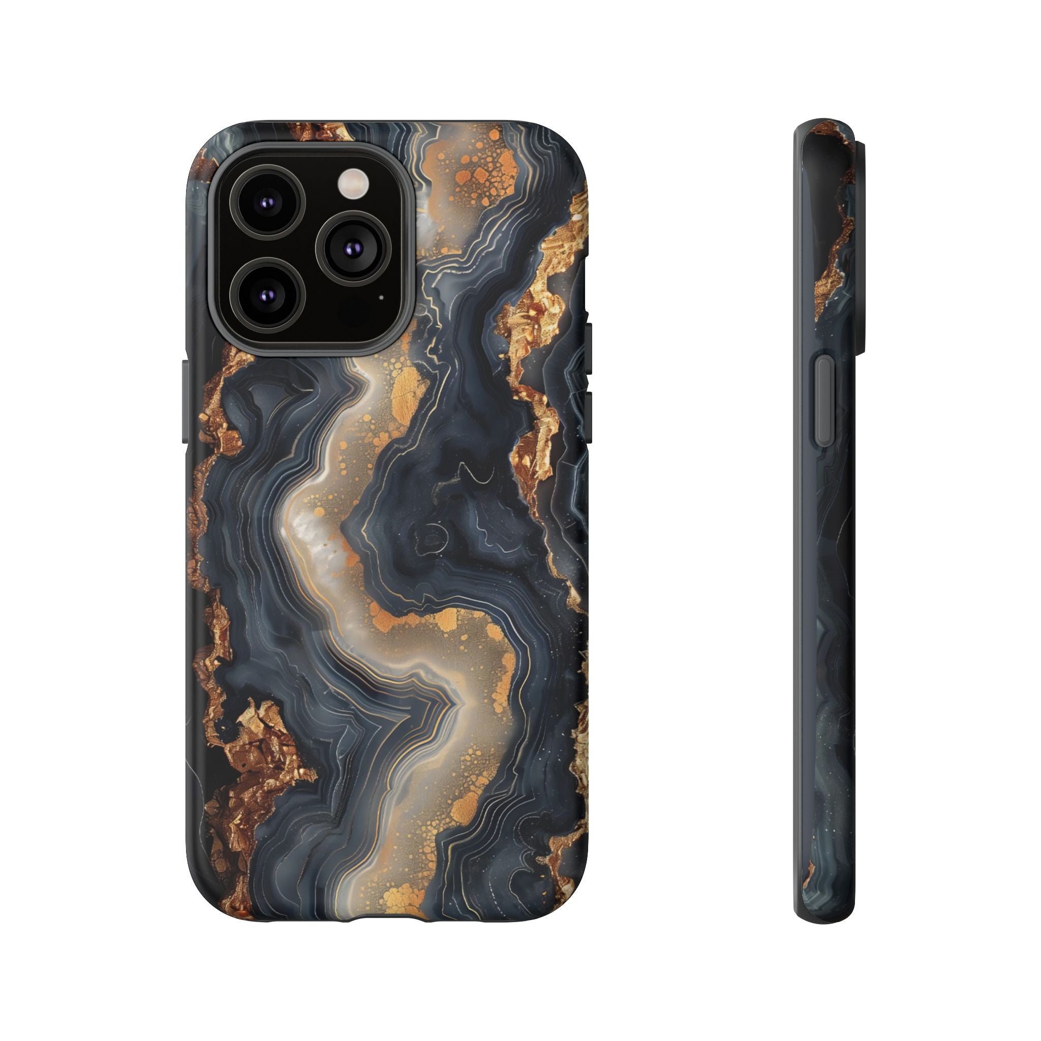 Midnight Agate Premium Tough Shining Phone Case (Double Layer) Available For All iPhone Models