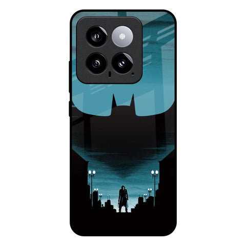 Cyan Bat Glossy Case for Mi 14