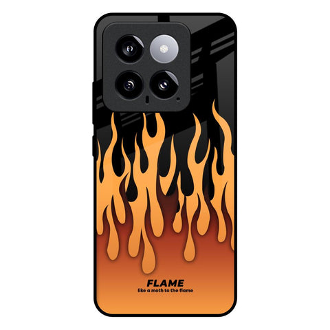 Fire Flame Glossy Case for Mi 14