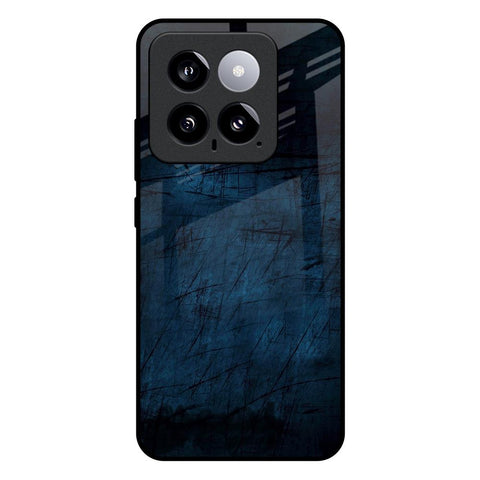 Dark Blue Grunge Glossy Case for Mi 14