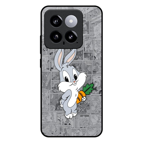 Cute Baby Bunny Glossy Case for Mi 14