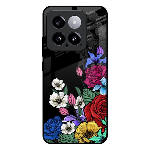 Rose Flower Bunch Art Glossy Case for Mi 14