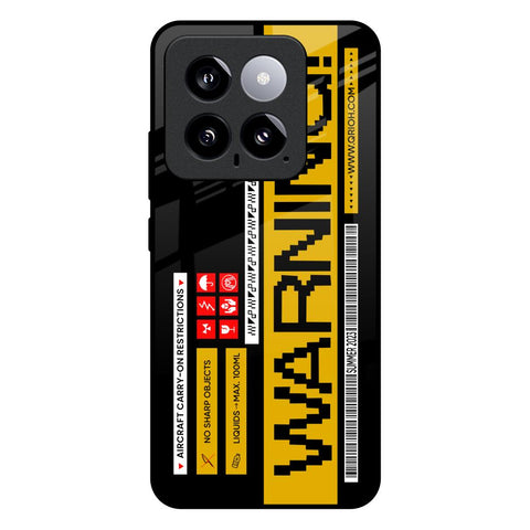 Aircraft Warning Glossy Case for Mi 14