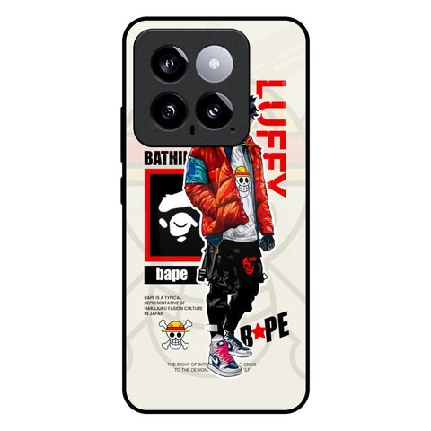 Bape Luffy Glossy Case for Mi 14