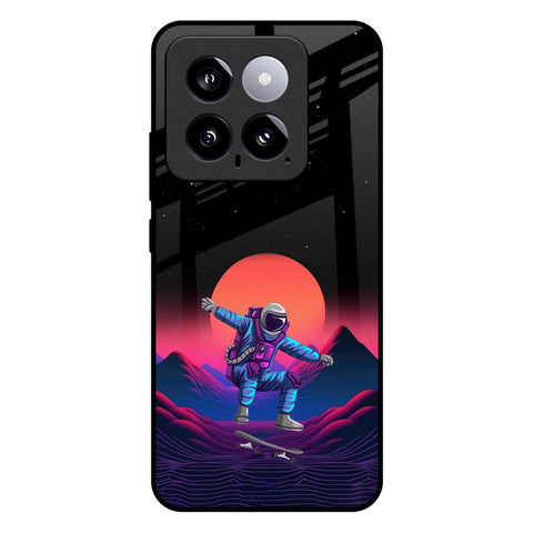 Retro Astronaut Glossy Case for Mi 14