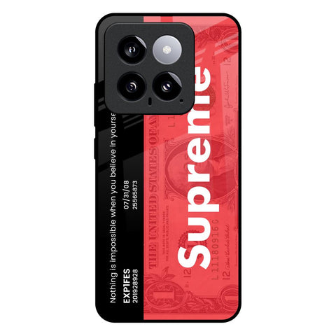 Supreme Ticket Glossy Case for Mi 14