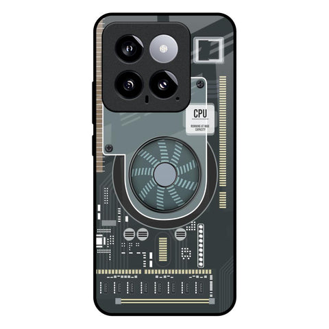 Motherboard Circuit Glossy Case for Mi 14