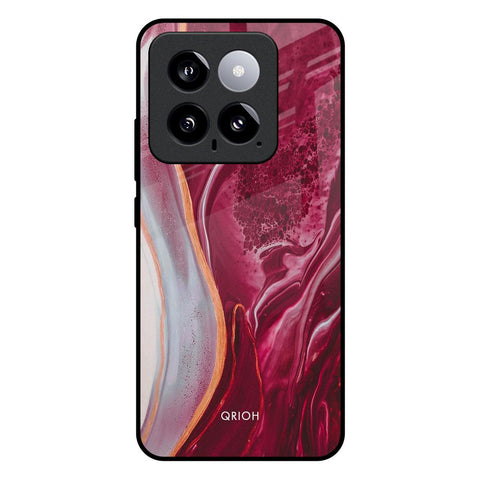 Crimson Ruby Glossy Case for Mi 14